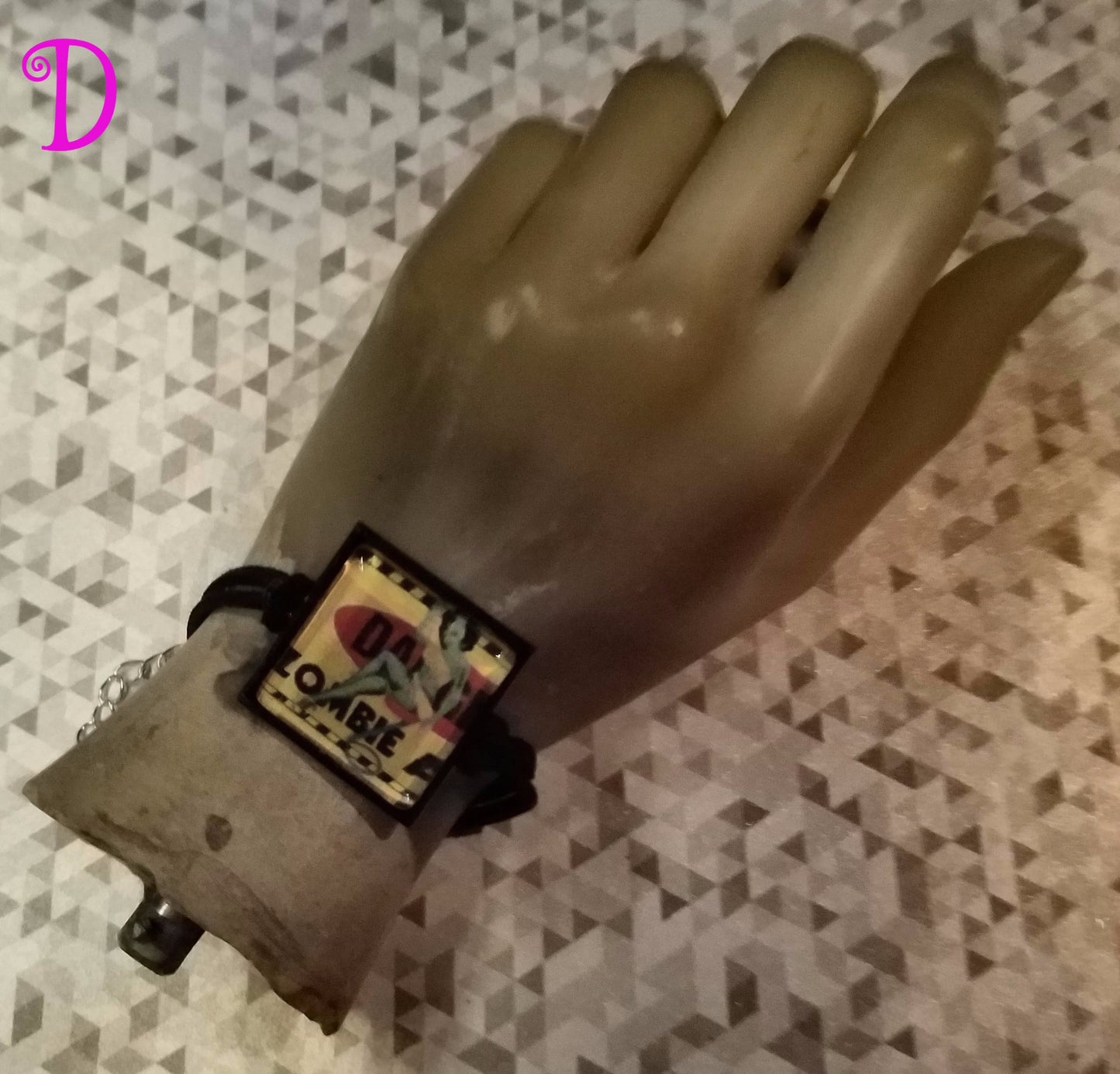 Zombie PinUp Cabochon Bracelet