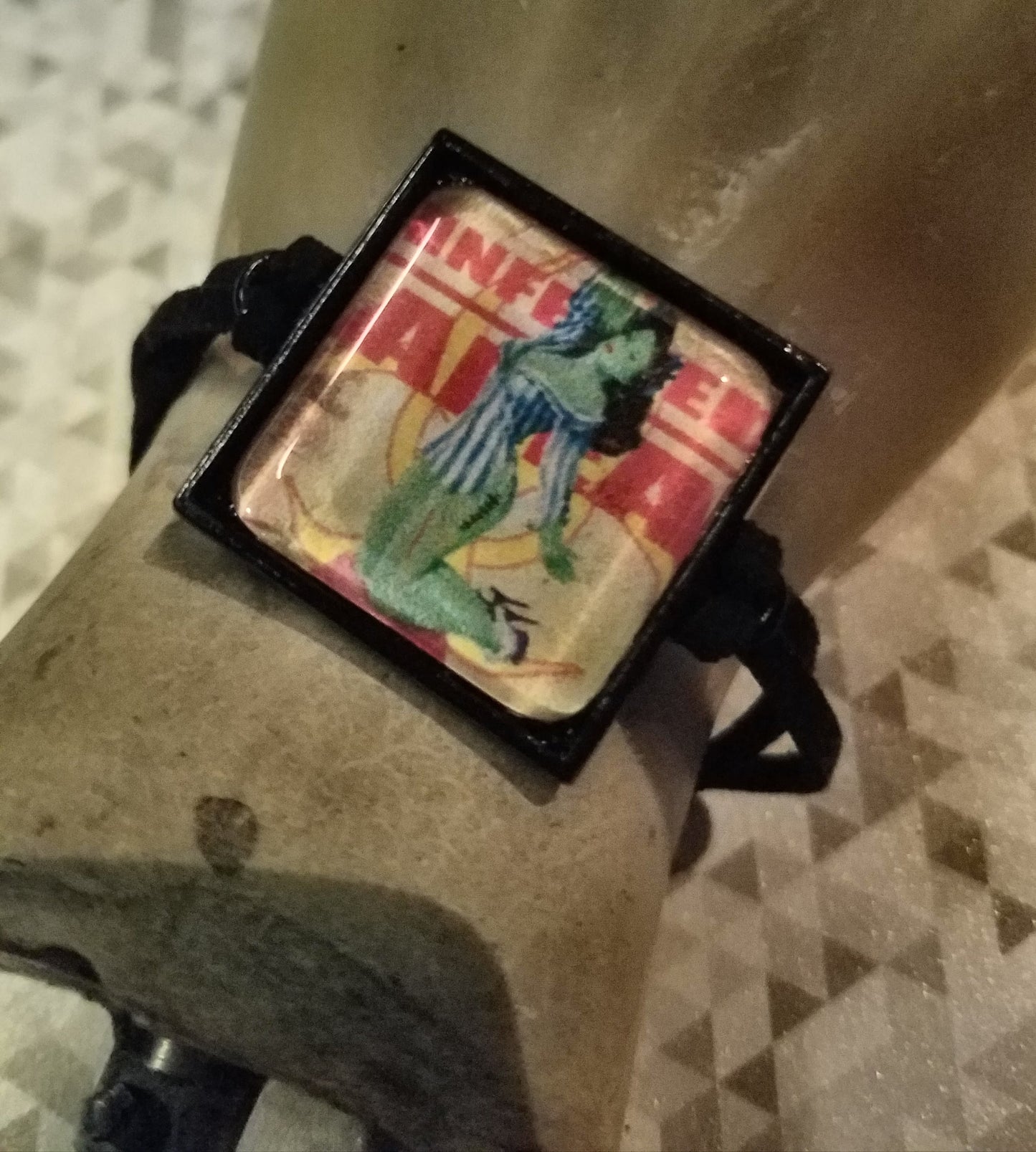 Zombie PinUp Cabochon Bracelet
