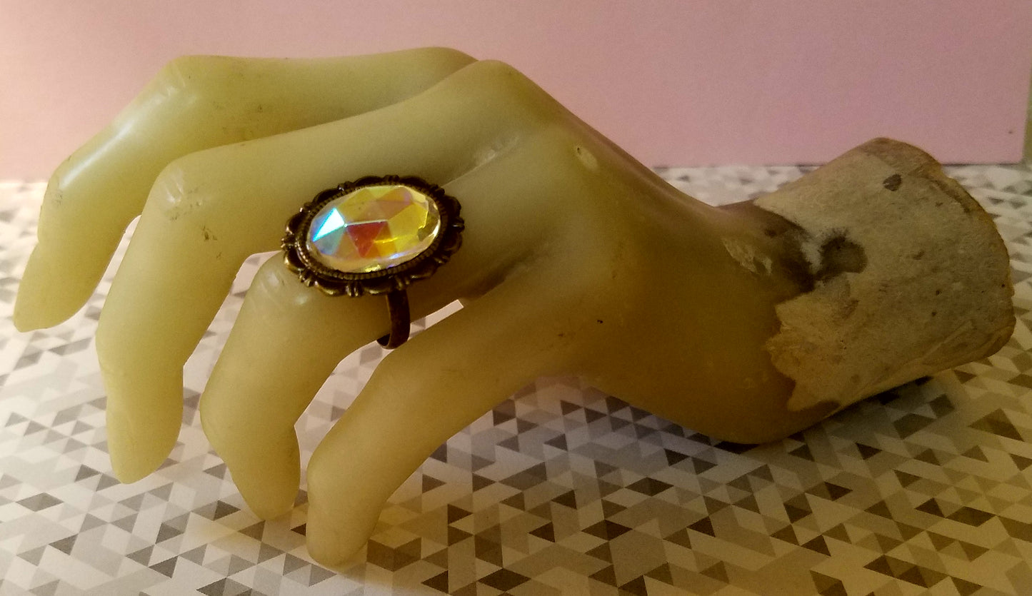 Crystal Cabochon Ring