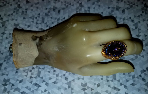 Peacock Intaglio Ring