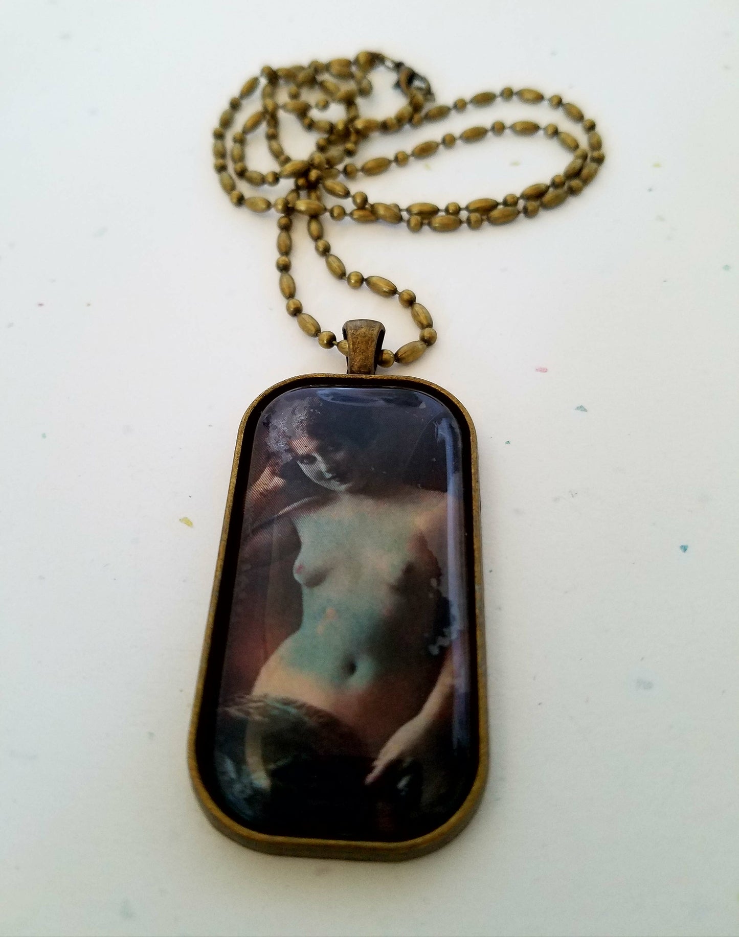Lasciva Puella 7 Cabochon Necklace