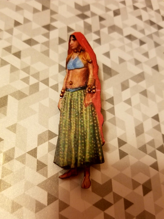 Belly Dancer Lapel Pin