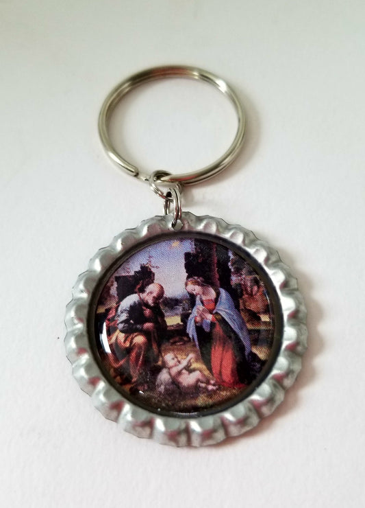 Holy Family Key Chain