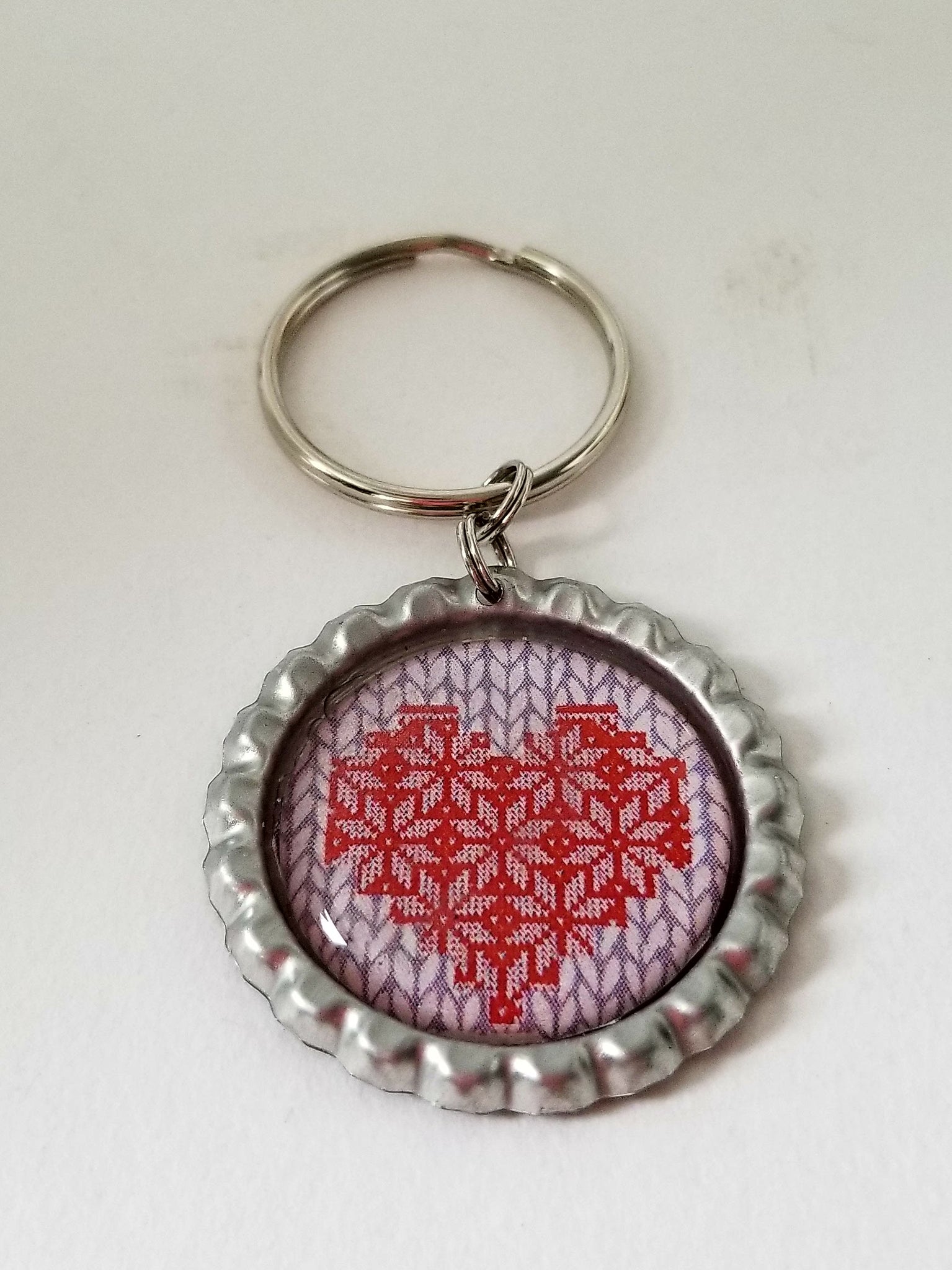 Red Heart Key Chain