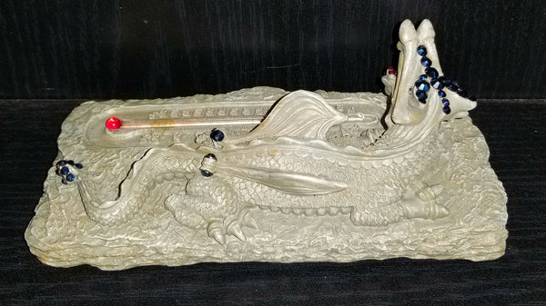 Bedazzled Dragon Thermometer (blue)