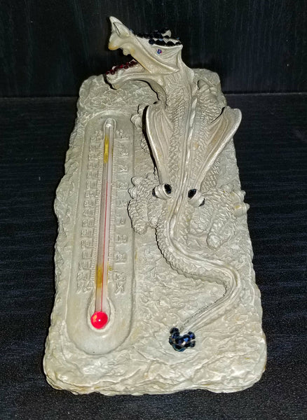 Bedazzled Dragon Thermometer (blue)