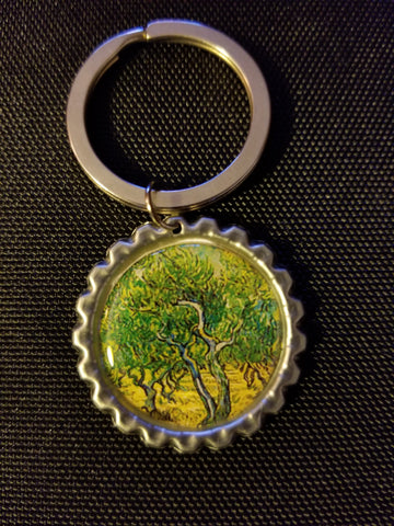 Olive Trees Key Chain