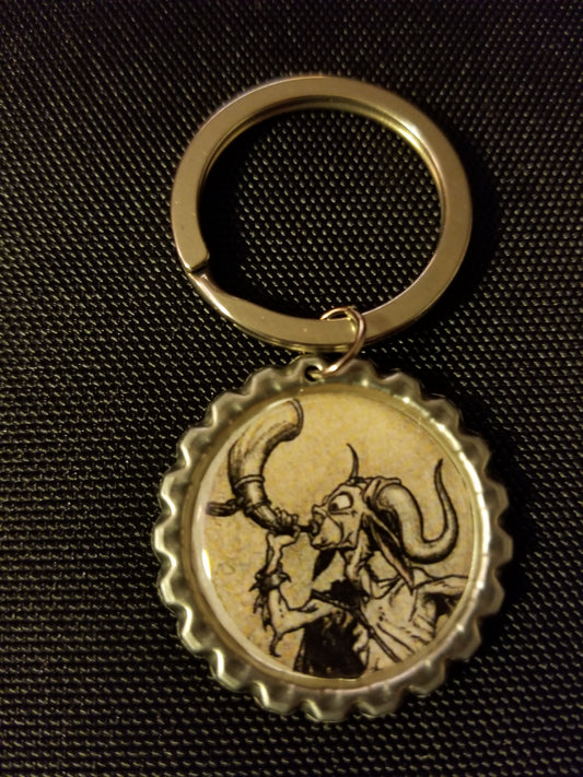 The Devil's Horn Key Chain