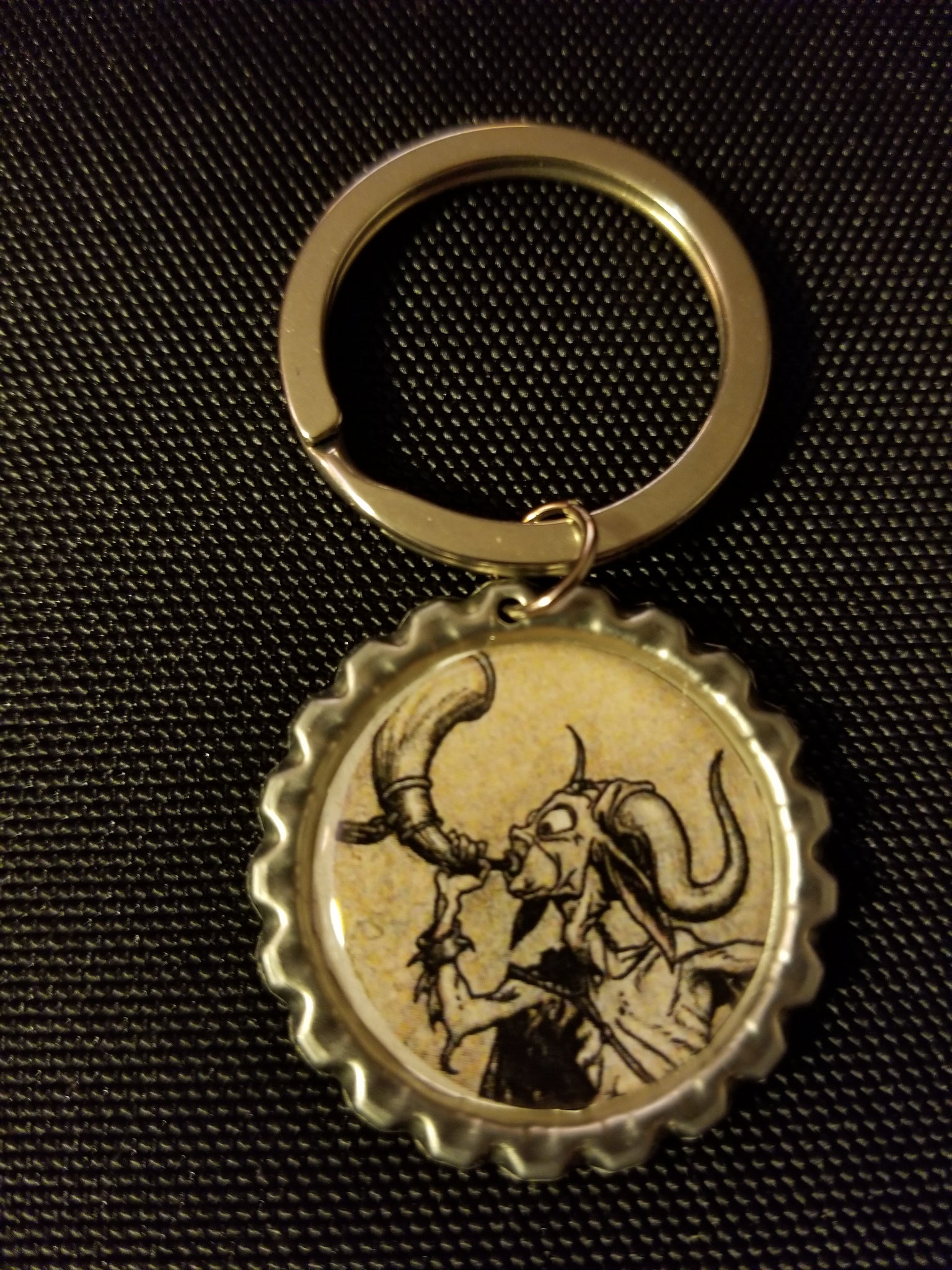 The Devil's Horn Key Chain