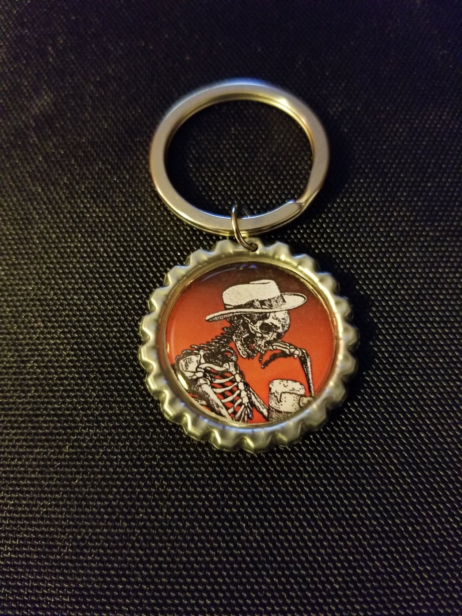 Beered to Death Key Chain