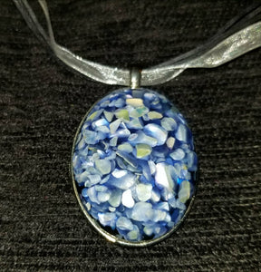 Retro Shell Inlay Necklace