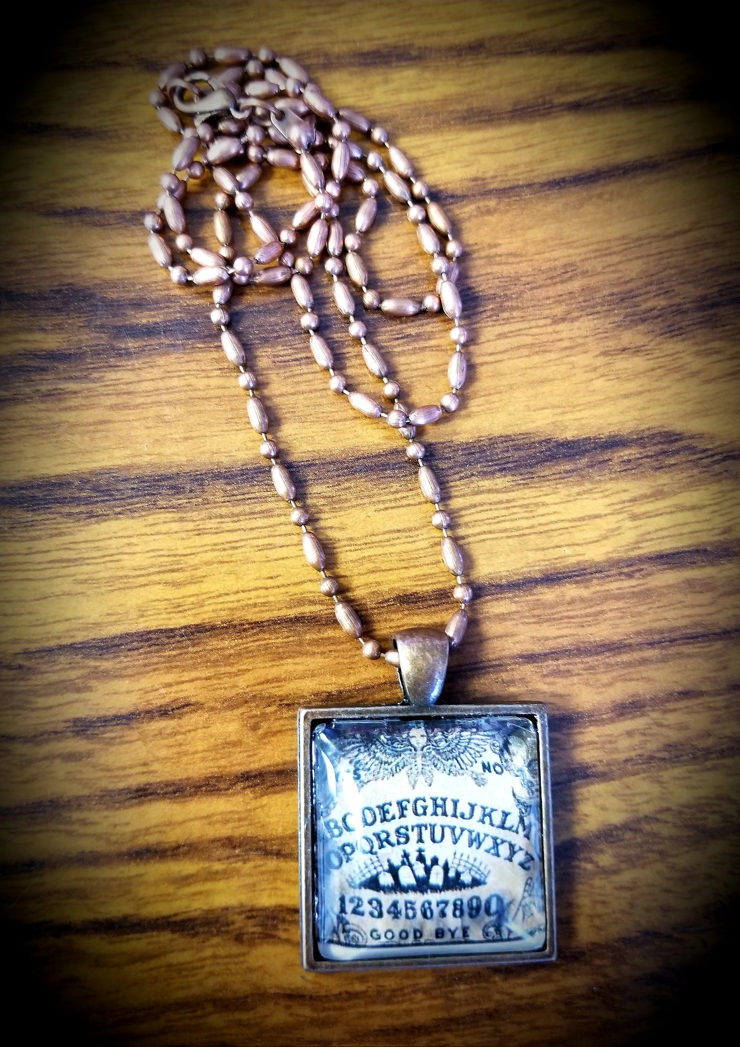 Ouija Board Cabochon Necklace