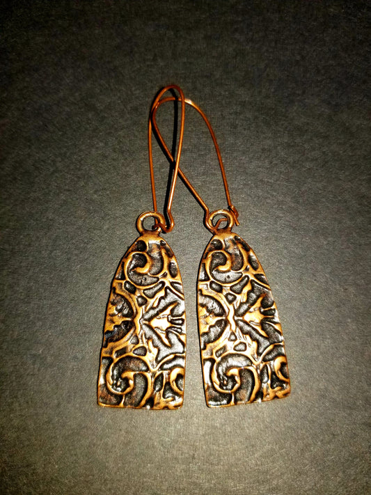 Gaul Antique Copper Earrings