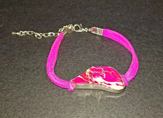 Pink Variscite Bracelet