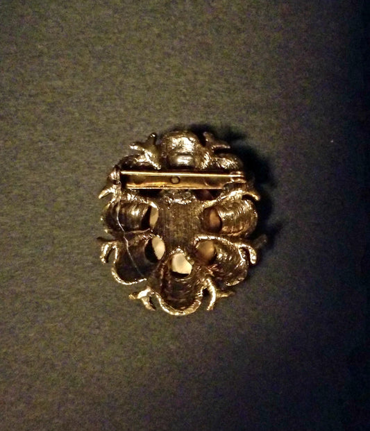 Victorian Blush Quartz Brooch