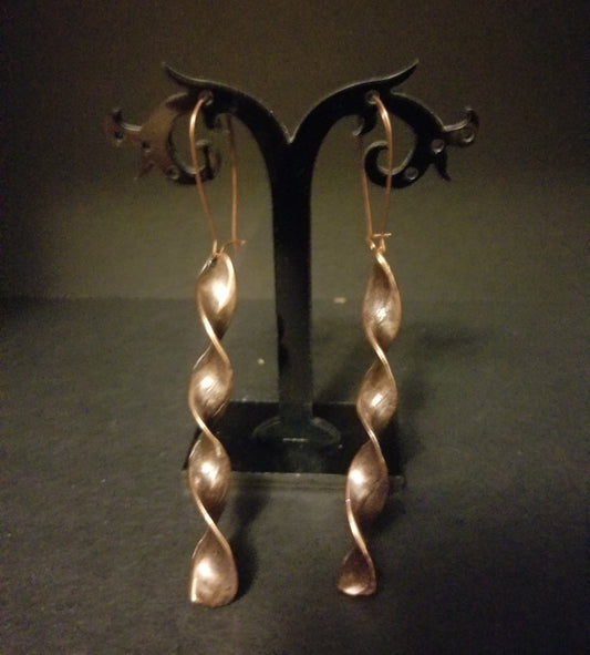 Twirlz Antique Copper Earrings
