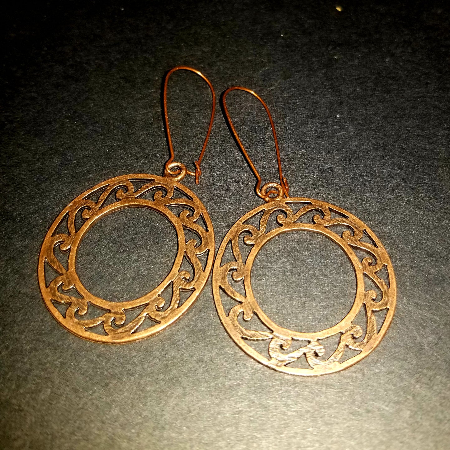 Normandy Antique Copper Earrings
