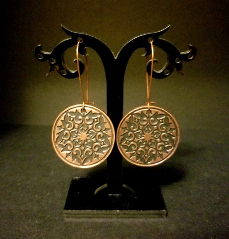 Brittany Antique Copper Earrings