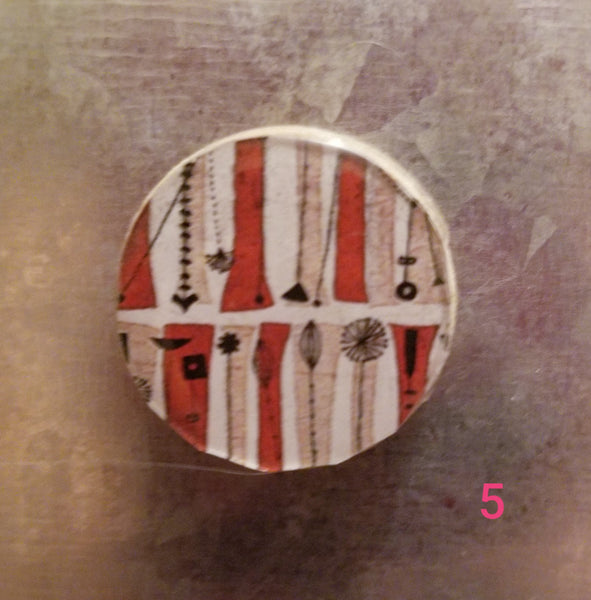 Retro Wood Magnets