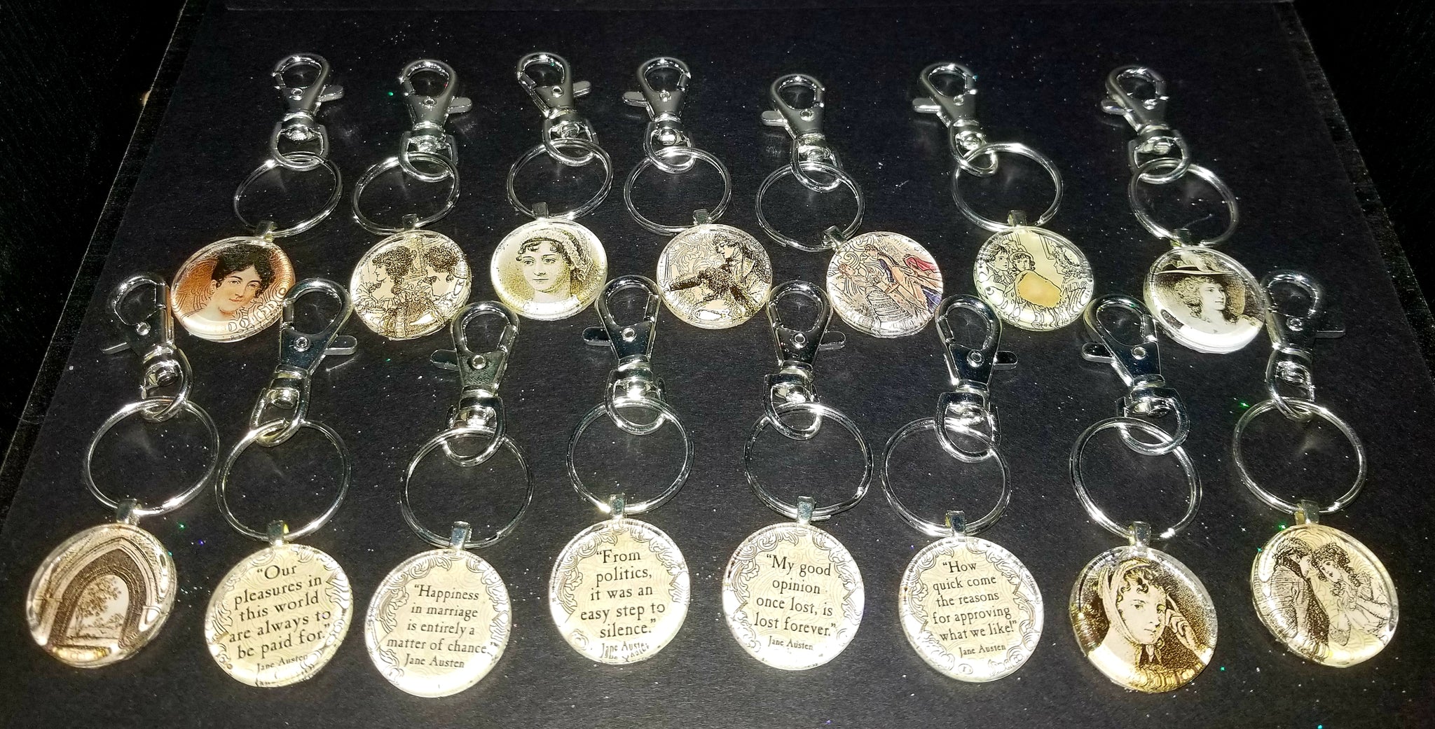 Jane Austen Key Chains
