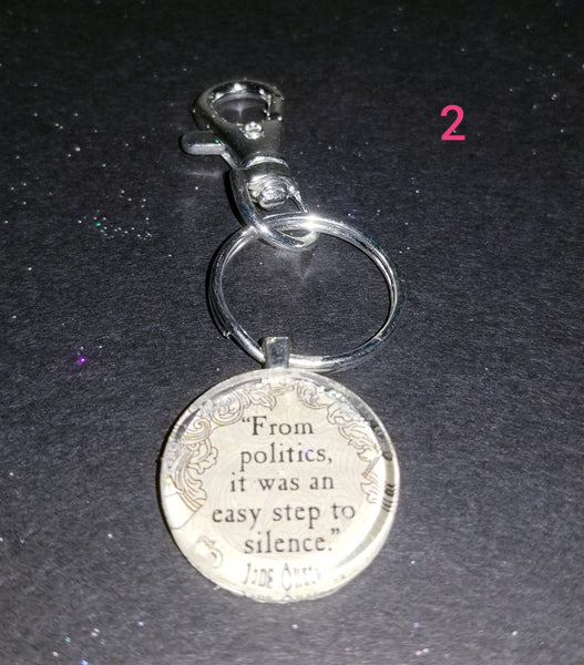 Jane Austen Key Chains