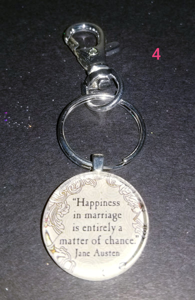 Jane Austen Key Chains