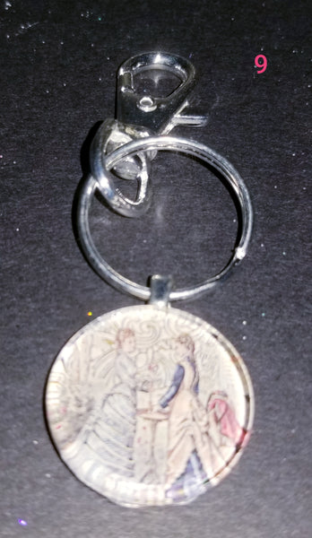 Jane Austen Key Chains