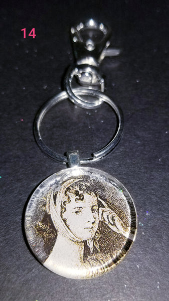 Jane Austen Key Chains