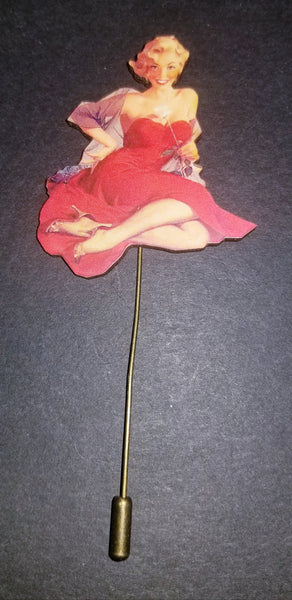 Pinup Girl Stick Pin