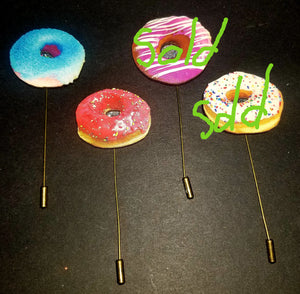 Donut Stick Pins