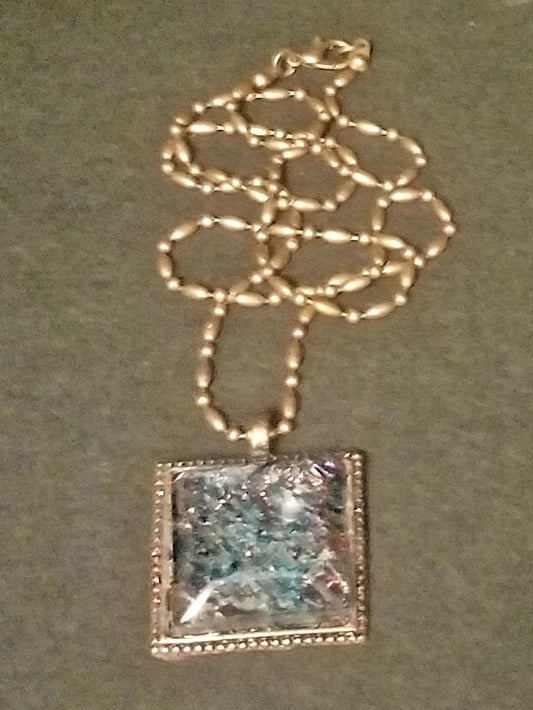 Shattered Universe Cabochon Necklace