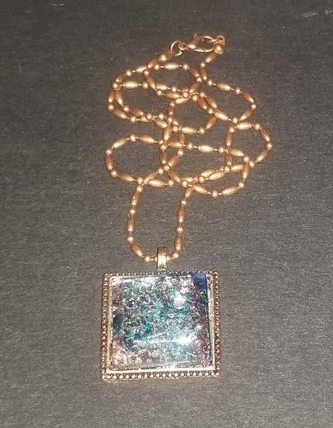 Shattered Universe Cabochon Necklace