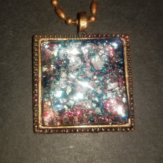 Shattered Universe Cabochon Necklace