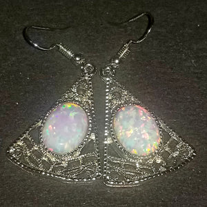 Celtes Style Opal Earrings