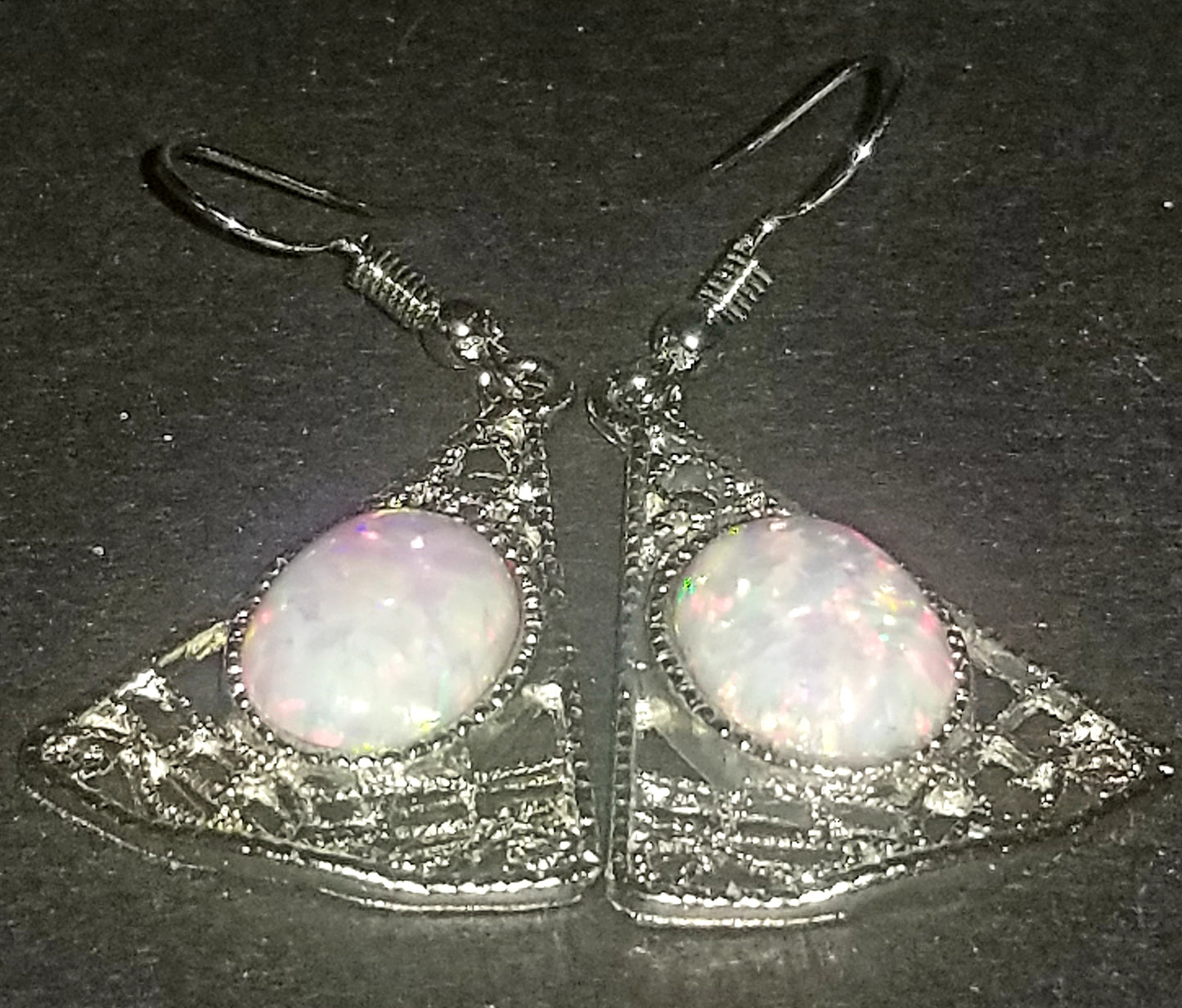 Celtes Style Opal Earrings