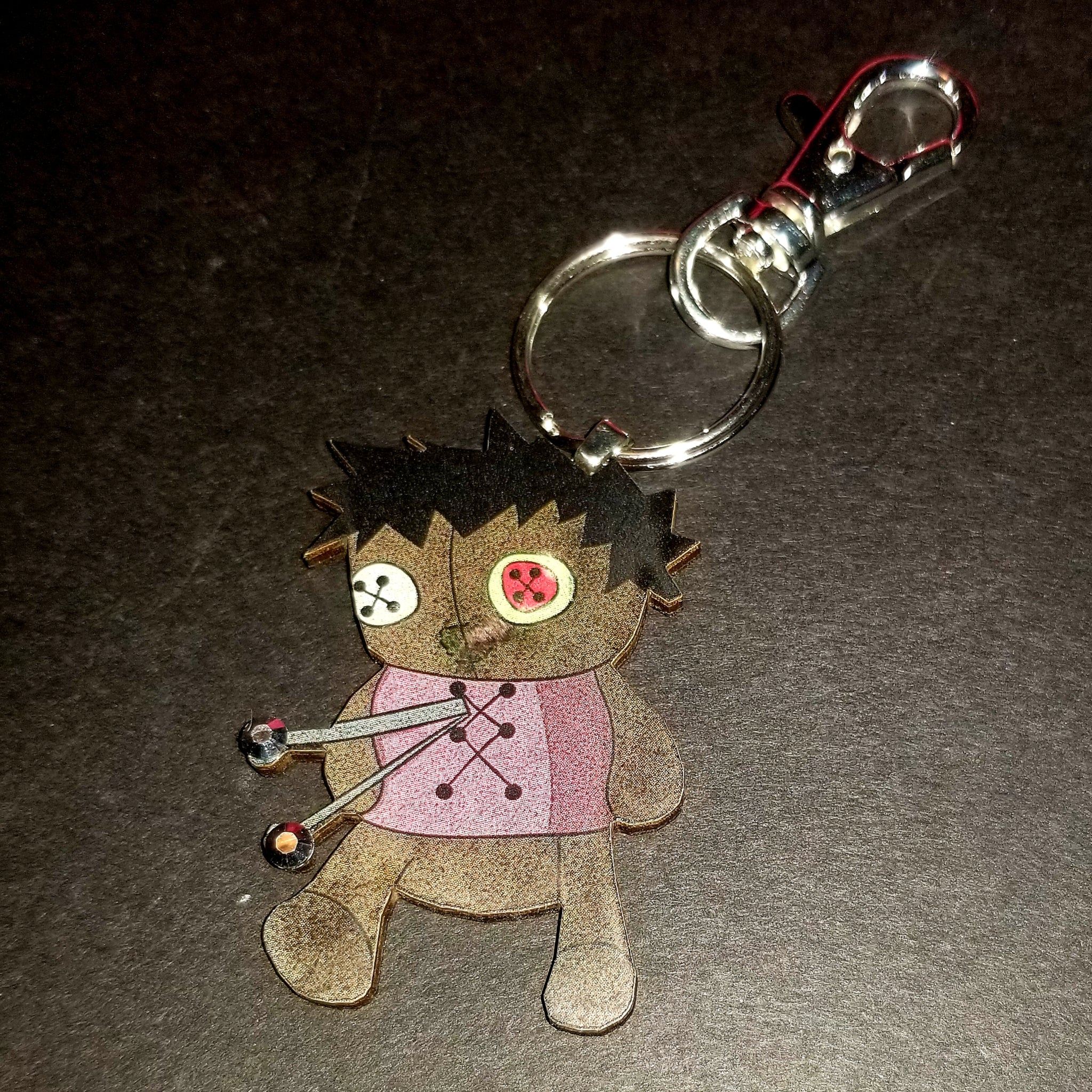 Chubbie Voodoo Doll Wood Key Chain