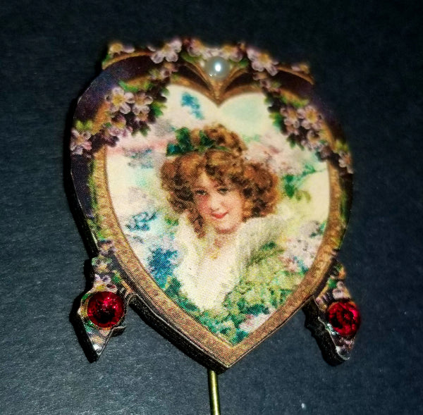 18th Century Lady Stick Pin