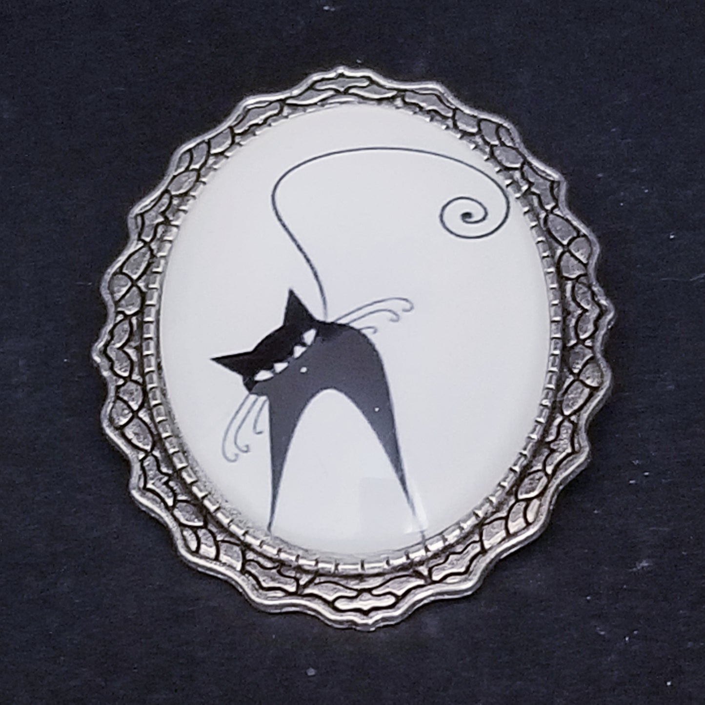 Henri Le Chat Noir Brooch