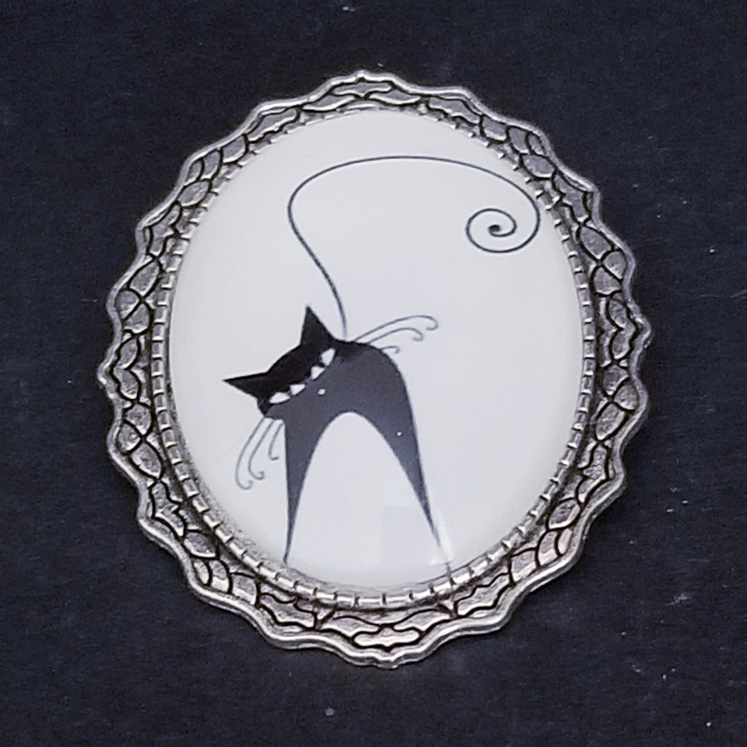 Henri Le Chat Noir Brooch