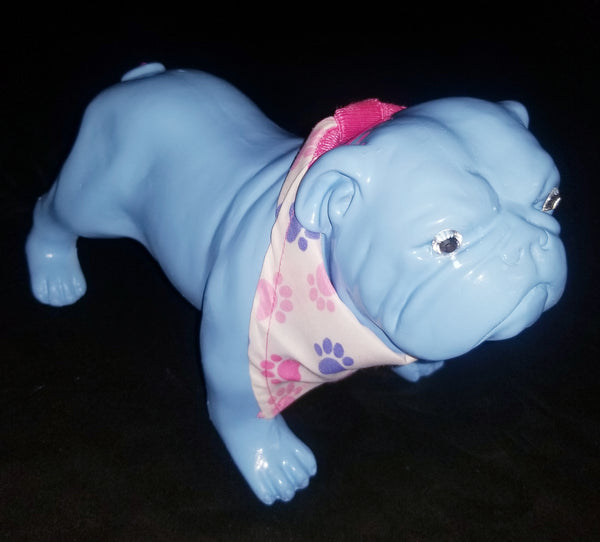 Periwinkle The Bulldog Pup Statue