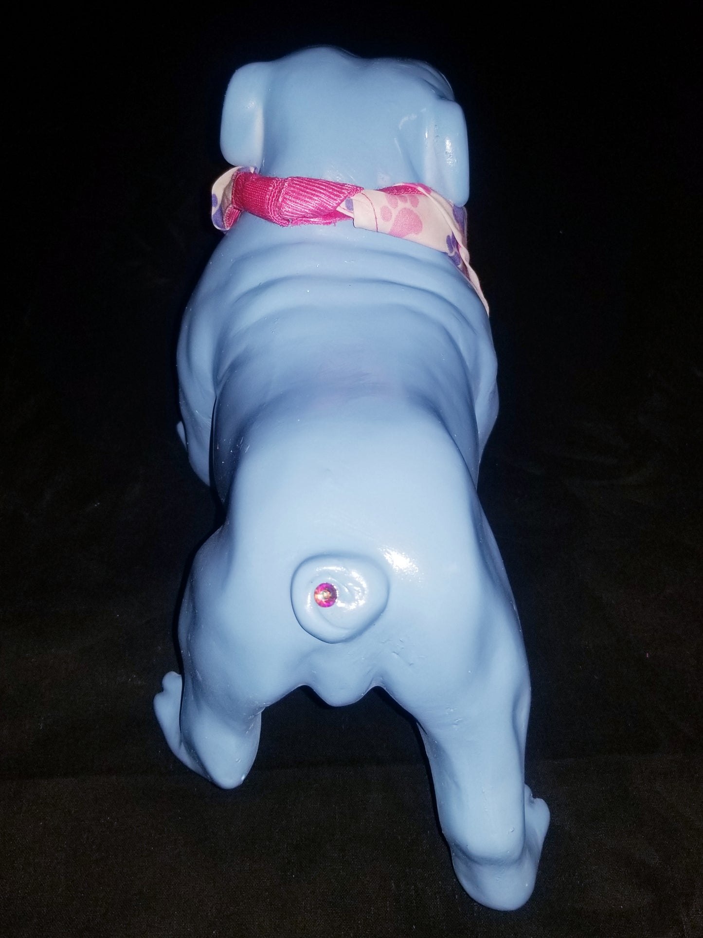 Periwinkle The Bulldog Pup Statue