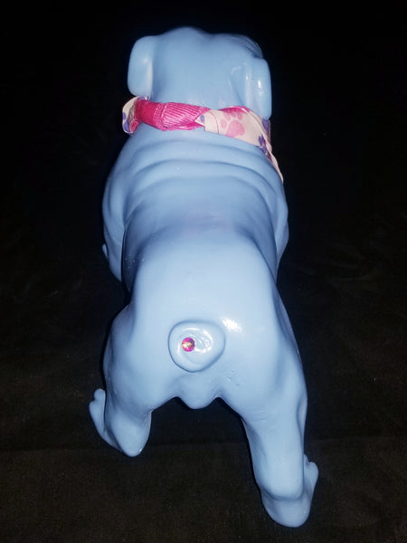 Periwinkle The Bulldog Pup Statue