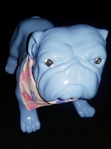 Periwinkle The Bulldog Pup Statue
