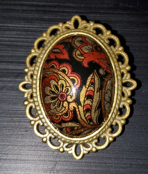 Paisley Brooch