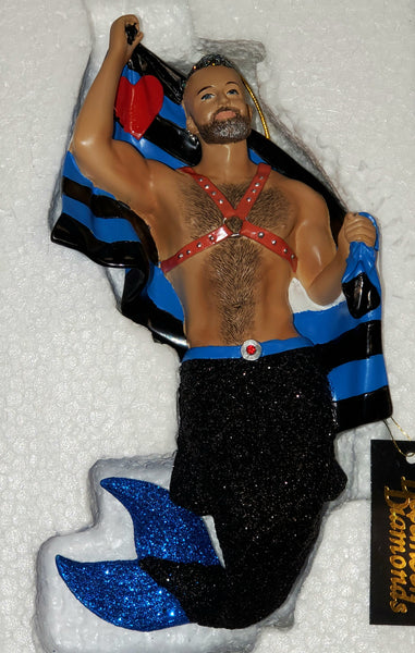 Leather Pride Merman Ornament