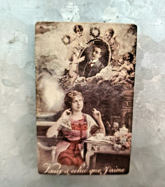 Vintage French Postcard Magnets