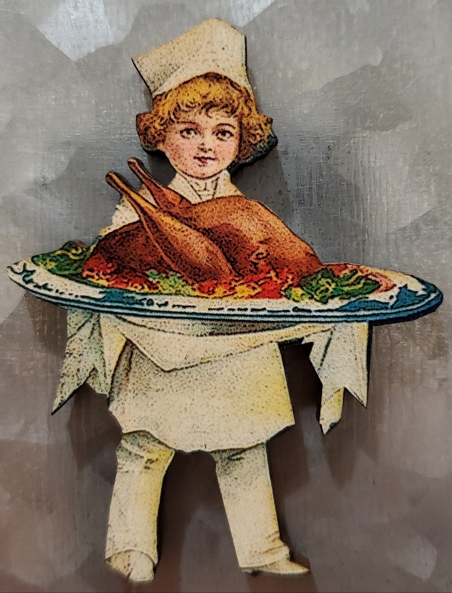 Thanksgiving Turkey Boy magnet