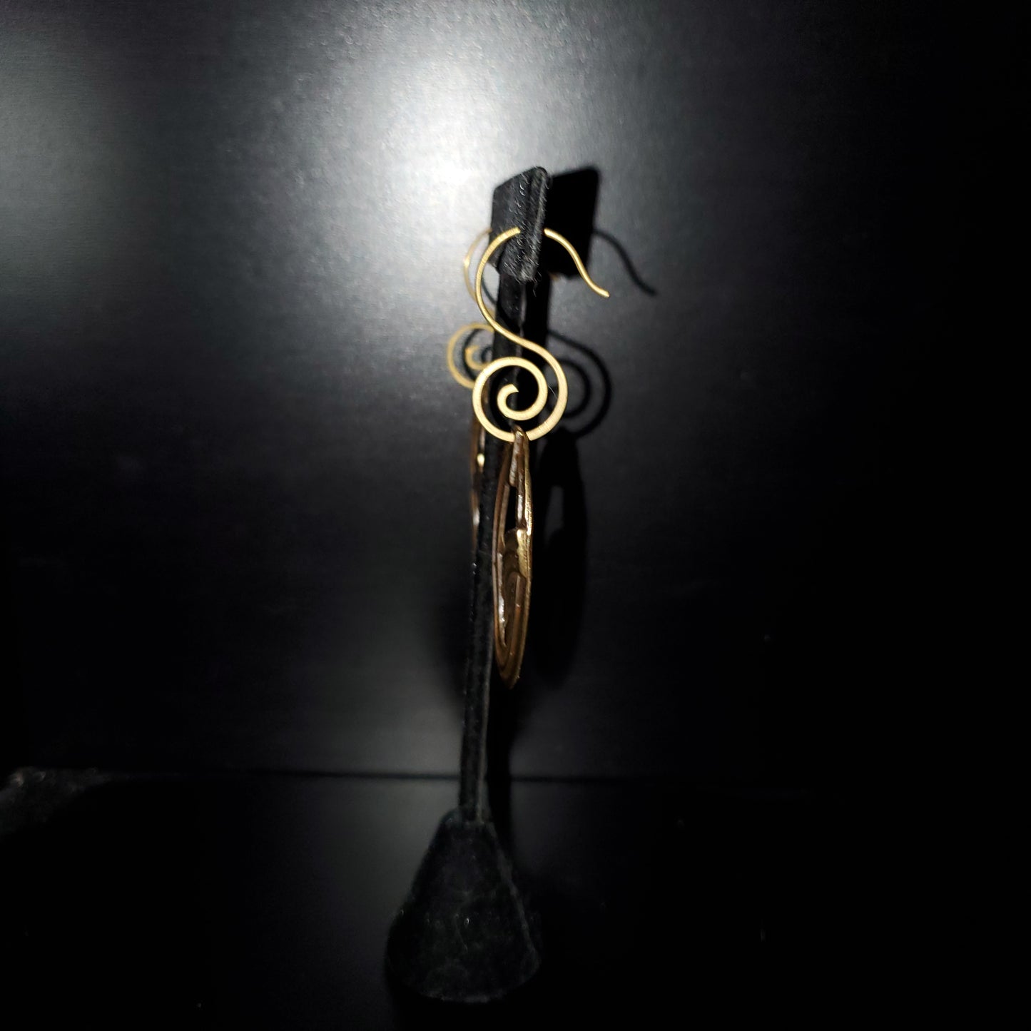 Gallo Raw Brass Earrings
