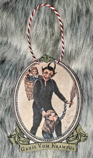 Gruss vom Krampus paper Ornaments