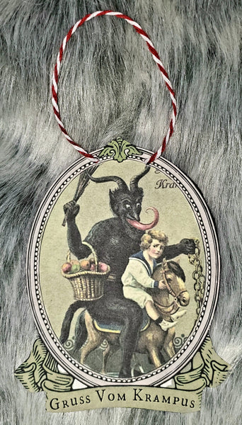 Gruss vom Krampus paper Ornaments